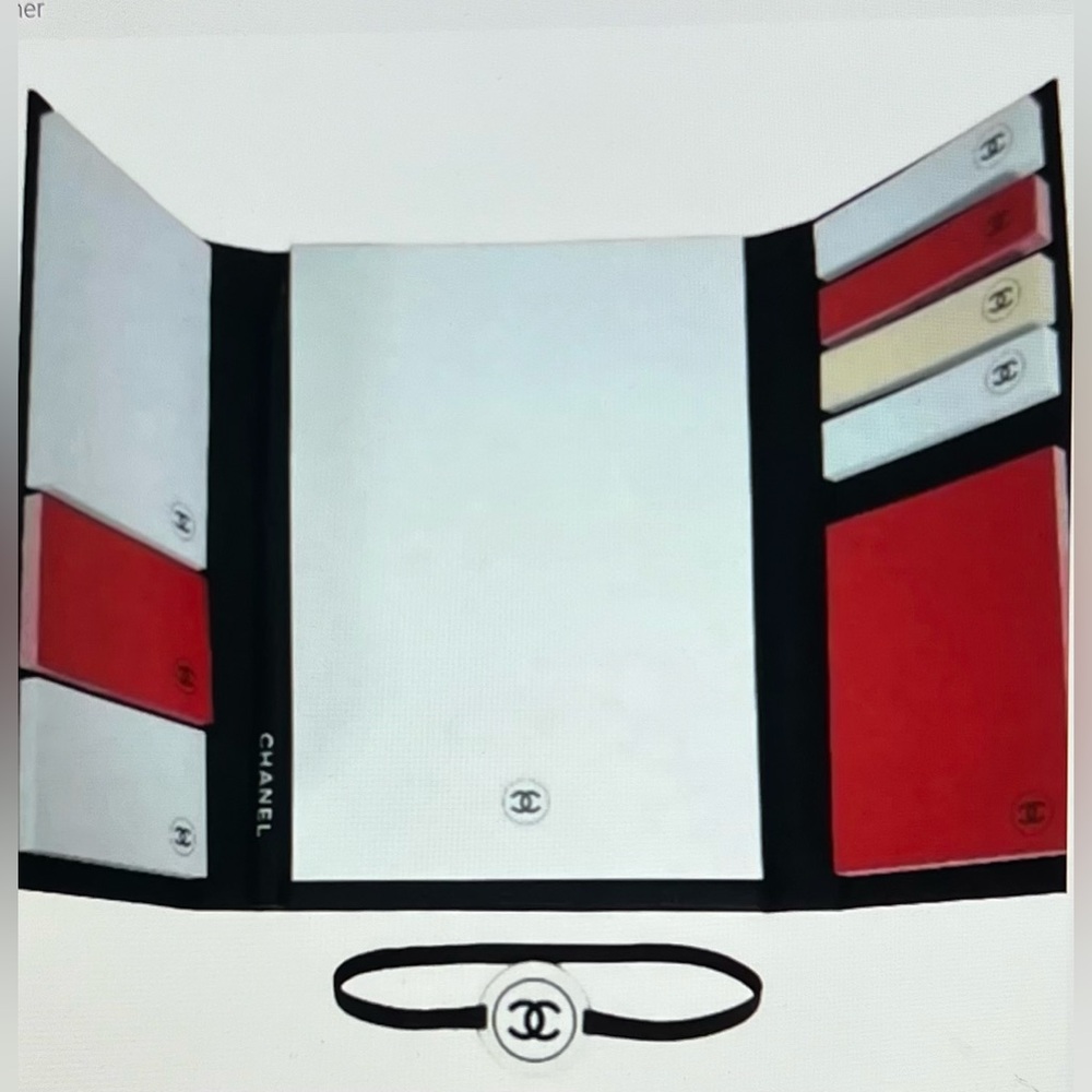 NEW CHANEL LA Collection Novelty Sticky Notes Notepad Pencil Set 2024